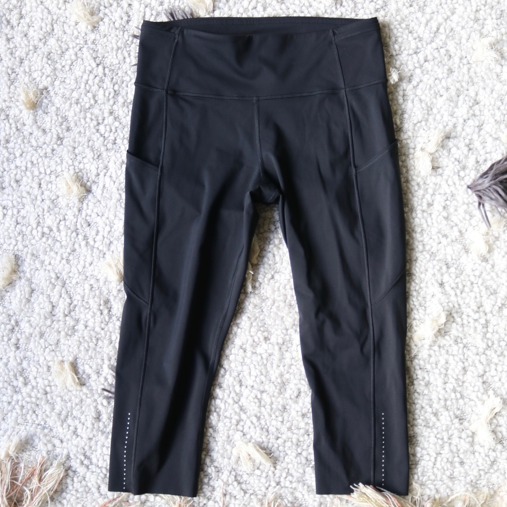 Lululemon Fast And Free High Rise Crop